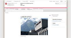 Desktop Screenshot of labor-spiez.ch